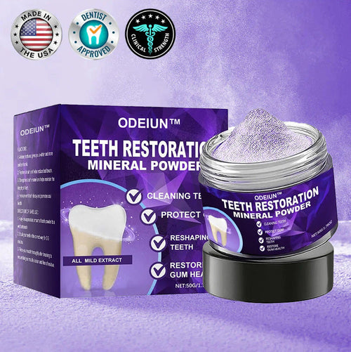 šFlash Sale - Donāt Miss Out -Teeth Restoration Mineral Powderš¦·(ADA recommended)š©āāļø(Treats periodontitis and mouth ulcers, prevents tooth loss, and repairs gum recession)