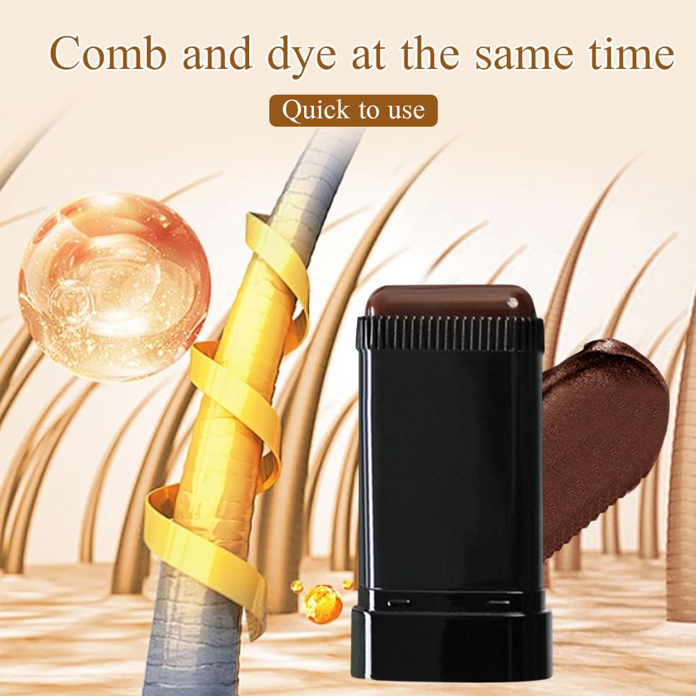 Hot Sale 👍🏻Portable Hair Dye Comb for Gray Hair Coverage - Waterproof and Sweatproof