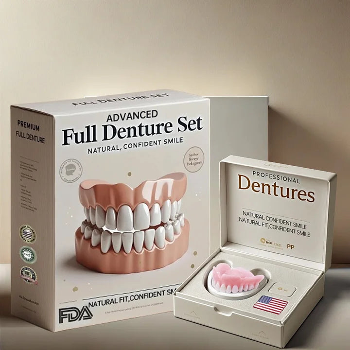 NESLEMYâ˘-đڎAdvanced Customized Full Denture Set𦷠(â°Limited time discount last 30 minutesâ°)