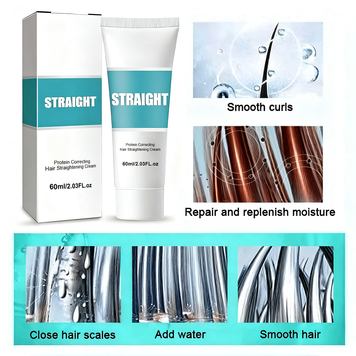 SILK & GLOSS HAIR STRAIGHTENING CREAM