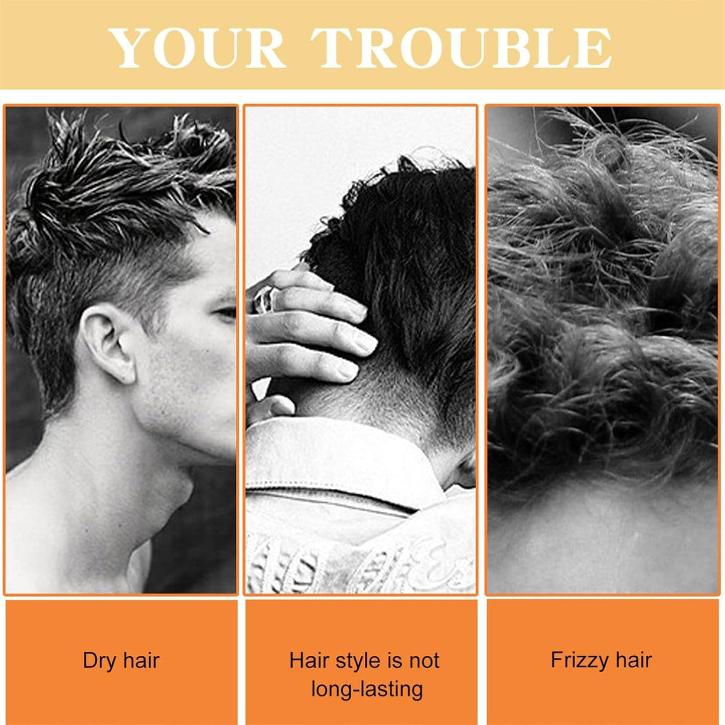 Create Fuller and Control Your Hairstyle Prevent Hair Frizz with Hair Spray for Men Lightweight Styling Spray 100ML