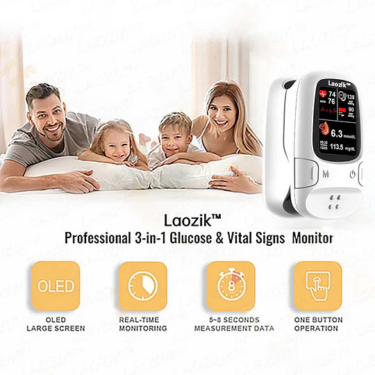 š„Laozik⢠Develops Newly Launched Non-Invasive Smart Glucose Meter ā
made in the USAā
š„Limited stock available!š„