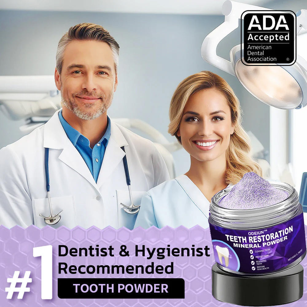 šFlash Sale - Donāt Miss Out -Teeth Restoration Mineral Powderš¦·(ADA recommended)š©āāļø(Treats periodontitis and mouth ulcers, prevents tooth loss, and repairs gum recession)