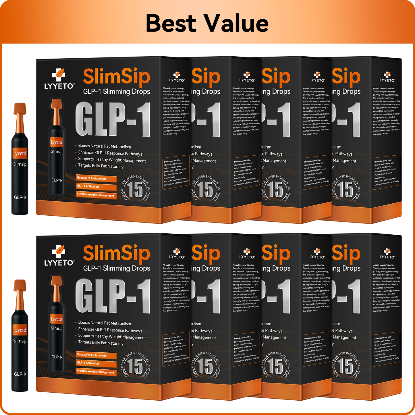 Lyyeto® SlimSip GLP-1 Slimming Drops