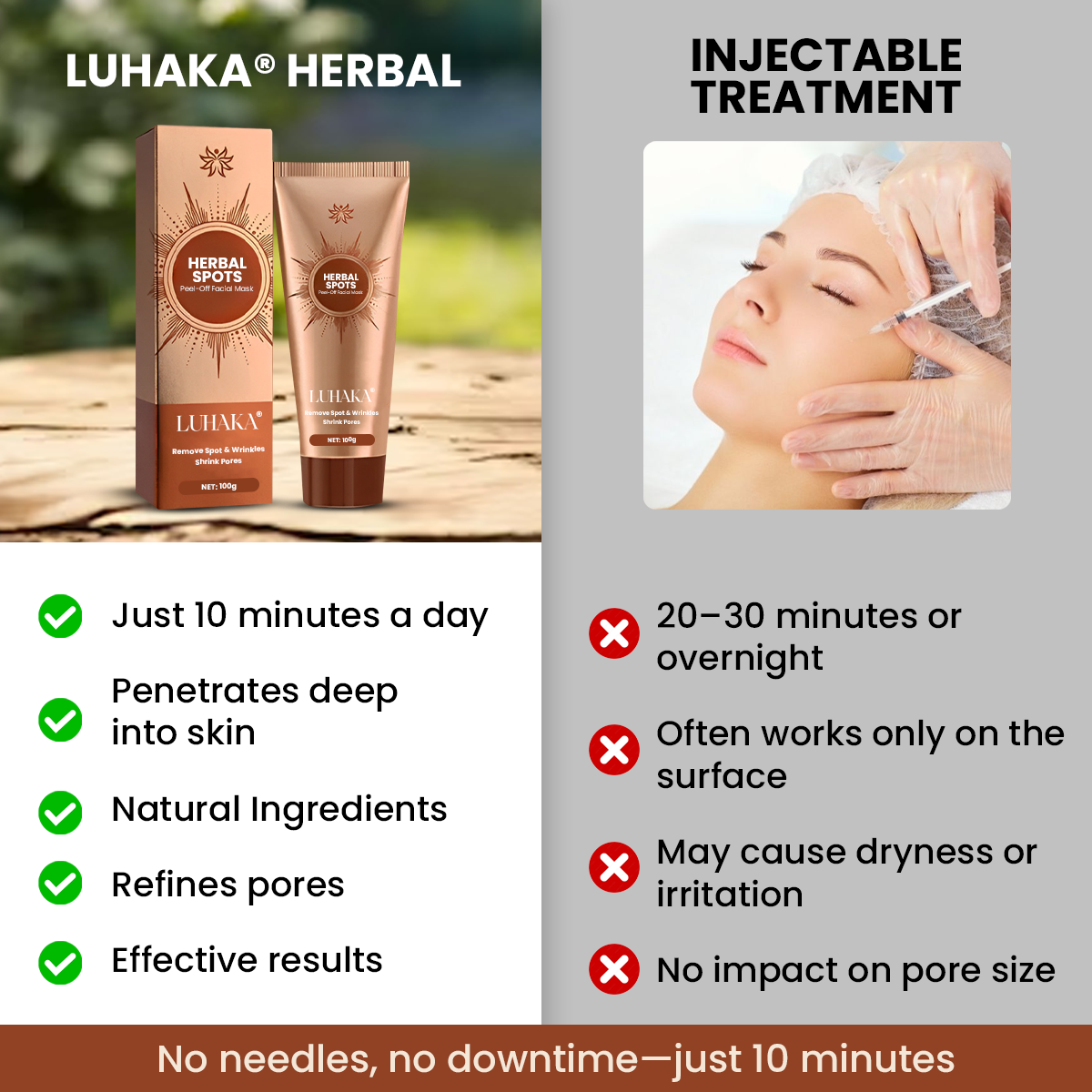 🏥FDA Official Store | Luhaka® Herbal Spots Feel-off Facial Mask