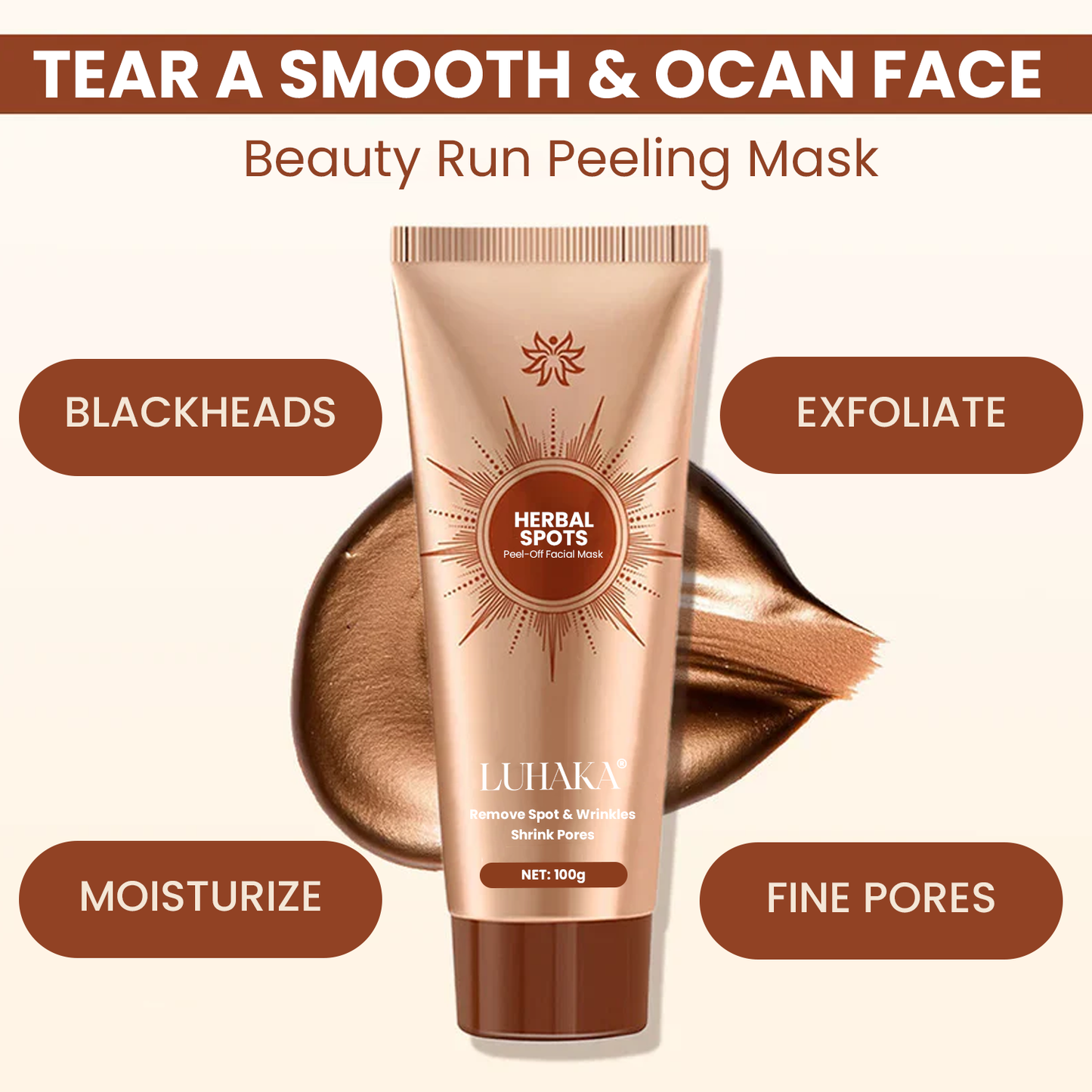 🏥FDA Official Store | Luhaka® Herbal Spots Feel-off Facial Mask