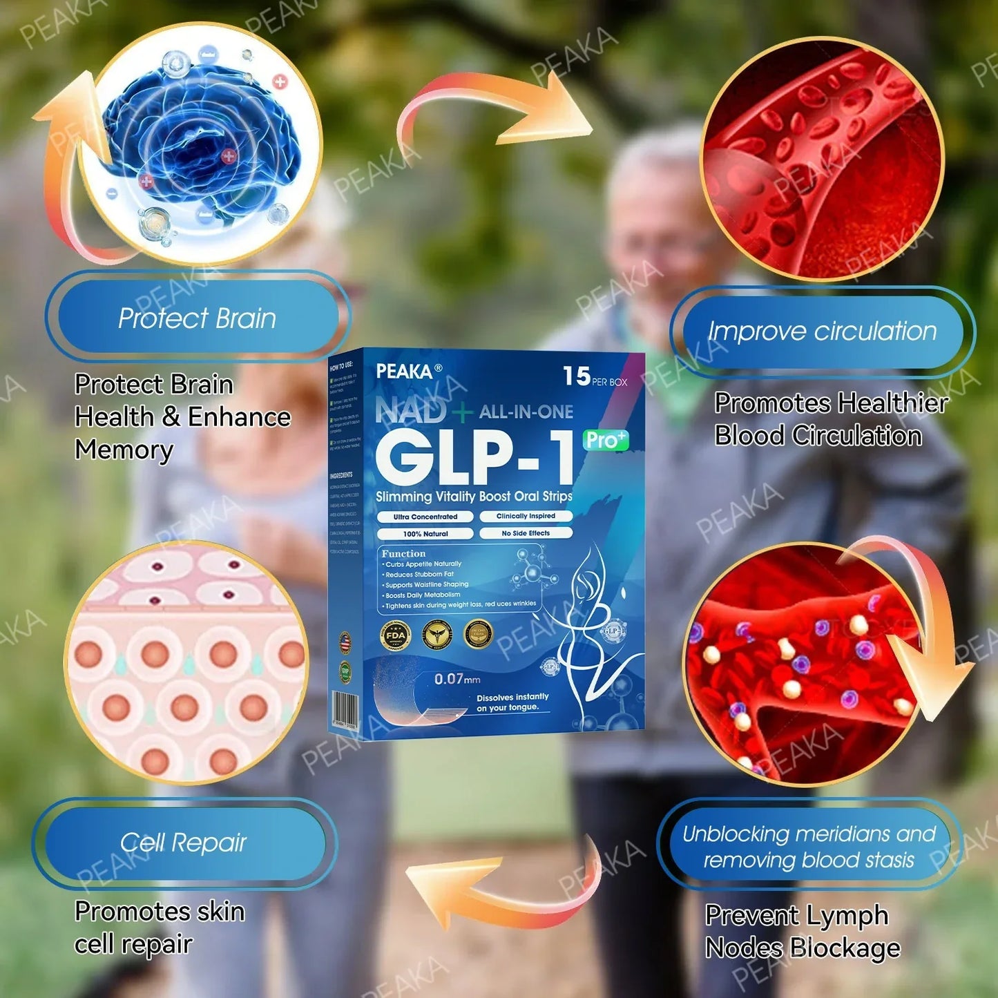 【Final Day – 80% OFF】 PEAKA® GLP‑1 Seven-in-One Slimming Vitality Boost Oral Strips 👩⚕️ FDA-Registered | 1 Strip Daily | Visible Results in 7 Days ✅ Supports Weight Loss, Heart Health, Blood Sugar, Sleep & Joint Mobility