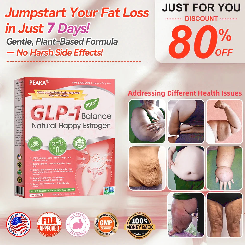| 𝐎𝐟𝐟𝐢𝐜𝐢𝐚𝐥 USA 𝐒𝐭𝐨𝐫𝐞 | 🇺🇸 PEAKA® GLP-1 Natural Happy Estrogen Balance · Mini Concentrated Capsules · Easy-to-Swallow (Once a day, 7-day results 💪For menopause relief, obesity, heart, diabetes, gut & joints)