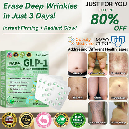 Croaie® GLP-1 Weight Loss Liquid Gel🏅 - NAD+ & Moringa & ACV & Keto BHB — Obesity, Cardiovascular Disease, Diabetes, Sleep Apnea, Joint Problems and More