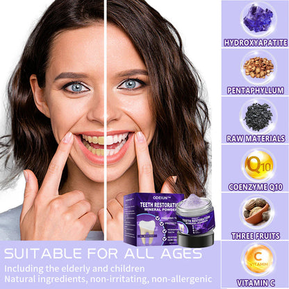 🎁Flash Sale - Don’t Miss Out -Teeth Restoration Mineral Powder🦷(ADA recommended)👩‍⚕️(Treats periodontitis and mouth ulcers, prevents tooth loss, and repairs gum recession)