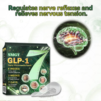 Official Store | ✨Buildleaf® SMGT-GLP-1 Nano Microneedle Patch with Collagen Peptides &Matrixyl 3000｜Clinically Backed Slimming, Firming & Glucose Control｜7-Day Results｜Needle-Free Application