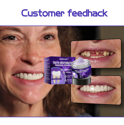 🎁Flash Sale - Don’t Miss Out -Teeth Restoration Mineral Powder🦷(ADA recommended)👩‍⚕️(Treats periodontitis and mouth ulcers, prevents tooth loss, and repairs gum recession)