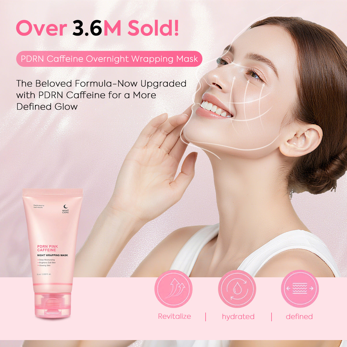 Salmon DNA Caffeine + Collagen Night Mask