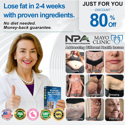 [Mayo Clinic Recommended] I Official Store | CrazyLeaf® SMGT-GLP-1 Nano Microneedle Slim & Firm Patch｜Slimming + Skin Tightening + Blood Sugar Support｜Regain your figure in 7 days｜No Injection Needed(Painless, Long-Lasting)