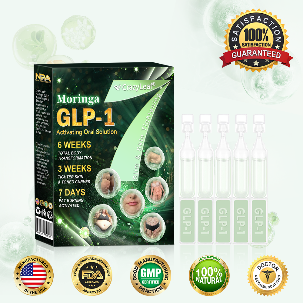 CrazyLeaf® GLP-1 Weight Loss Oral Solution – 👨‍⚕️ Supports Relief from Obesity, Cardiovascular Disease, Diabetes, Sleep Apnea, Joint Problems, and More 3