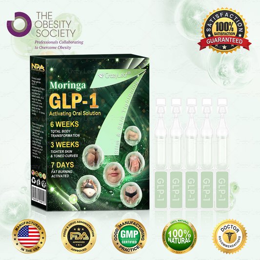Mayo Clinic Recommended | Official Store | CrazyLeaf® GLP-1 Weight Loss Oral Solution — Obesity, Cardiovascular Disease, Diabetes, Sleep Apnea, Joint Problems, and More