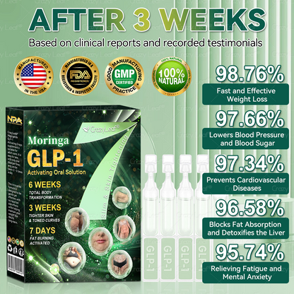 CrazyLeaf® GLP-1 Weight Loss Oral Solution – 👨‍⚕️ Supports Relief from Obesity, Cardiovascular Disease, Diabetes, Sleep Apnea, Joint Problems, and More 3
