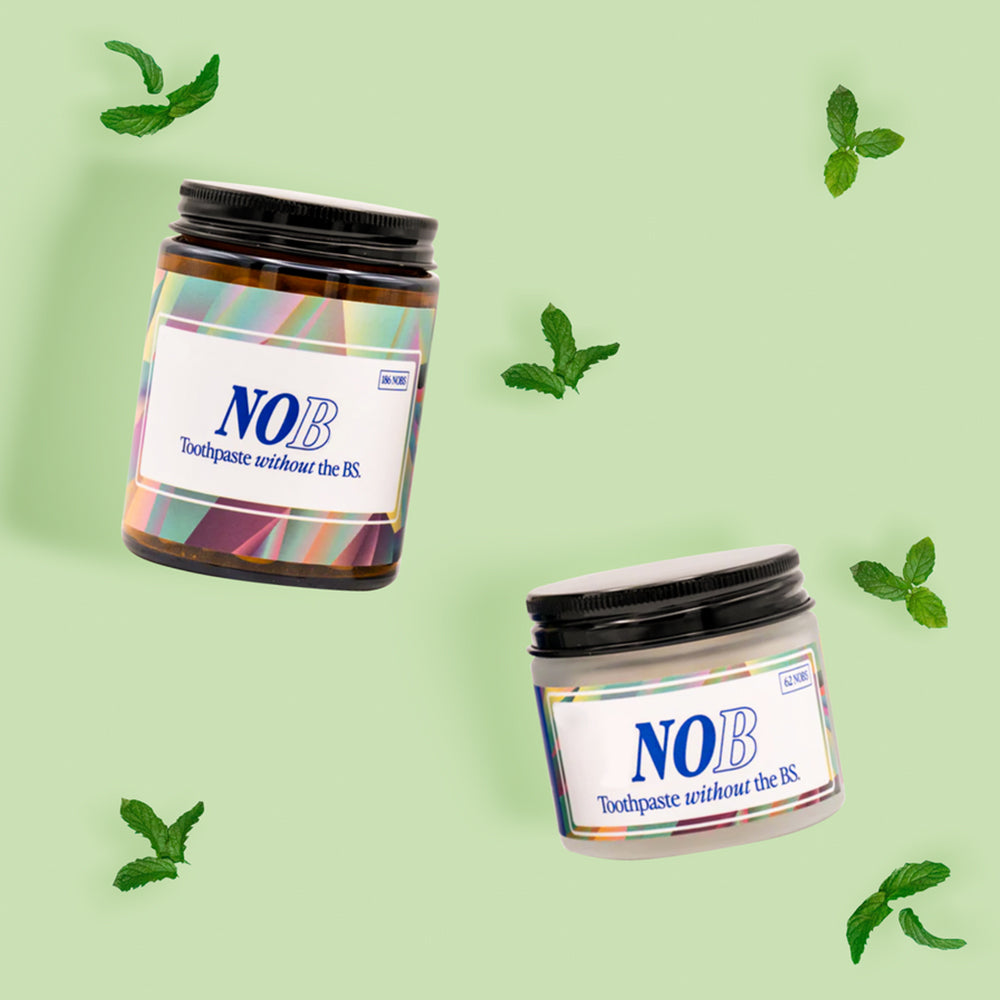 2-in-1 Toothpaste Tablets – Fresh Mint, Travel Jar (62 Ct)