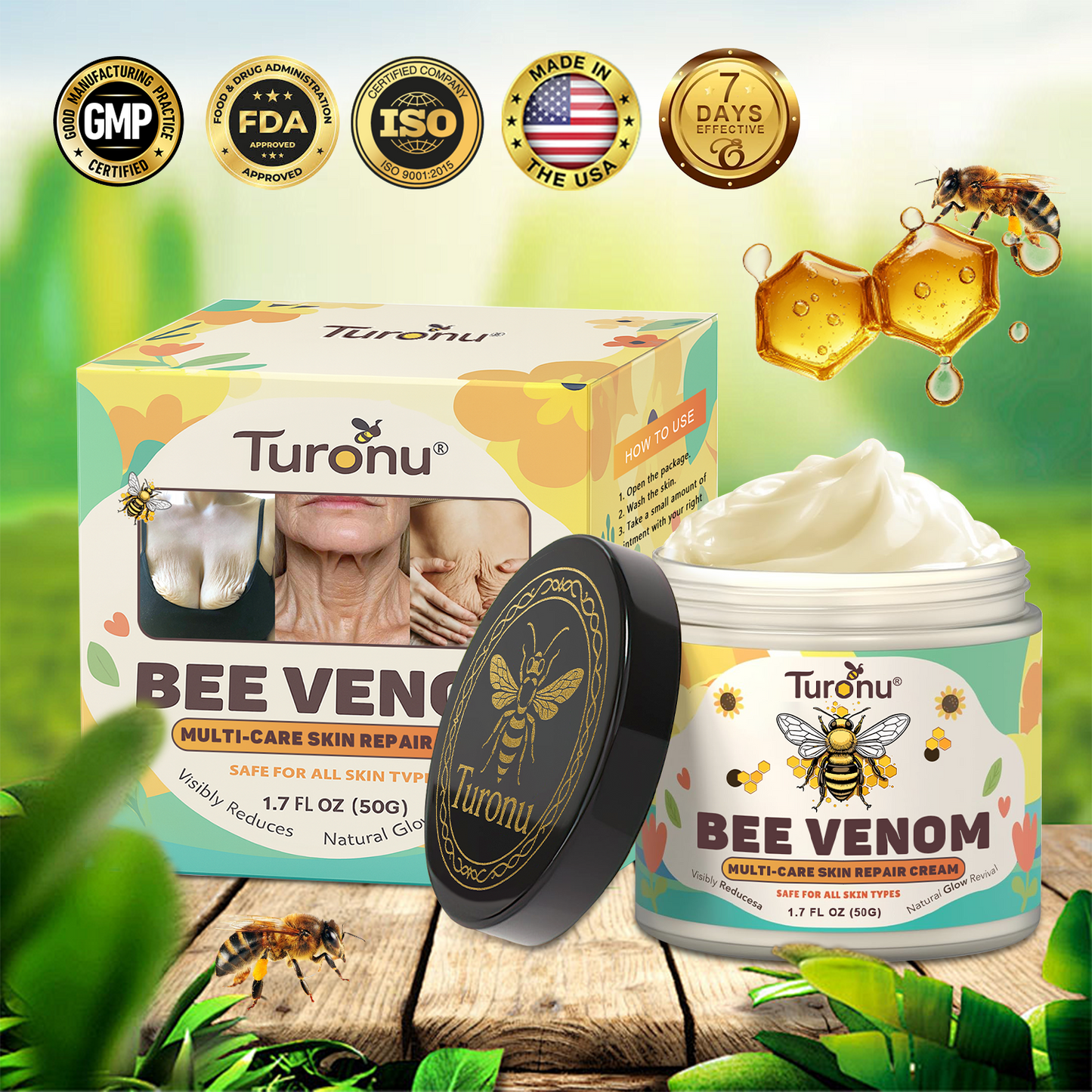 ✨𝐓𝐮𝐫𝐨𝐧𝐮® 𝐁𝐞𝐞 𝐕𝐞𝐧𝐨𝐦 𝐌𝐮𝐥𝐭𝐢-𝐂𝐚𝐫𝐞 𝐒𝐤𝐢𝐧 𝐑𝐞𝐩𝐚𝐢𝐫 𝐂𝐫𝐞𝐚𝐦 [See visible firming in just 7 days! ✔ Backed by our 180-day money-back guarantee🔥]