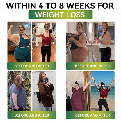 CrazyLeaf® GLP-1 Weight Loss Oral Solution – 👨‍⚕️ Supports Relief from Obesity, Cardiovascular Disease, Diabetes, Sleep Apnea, Joint Problems, and More 3