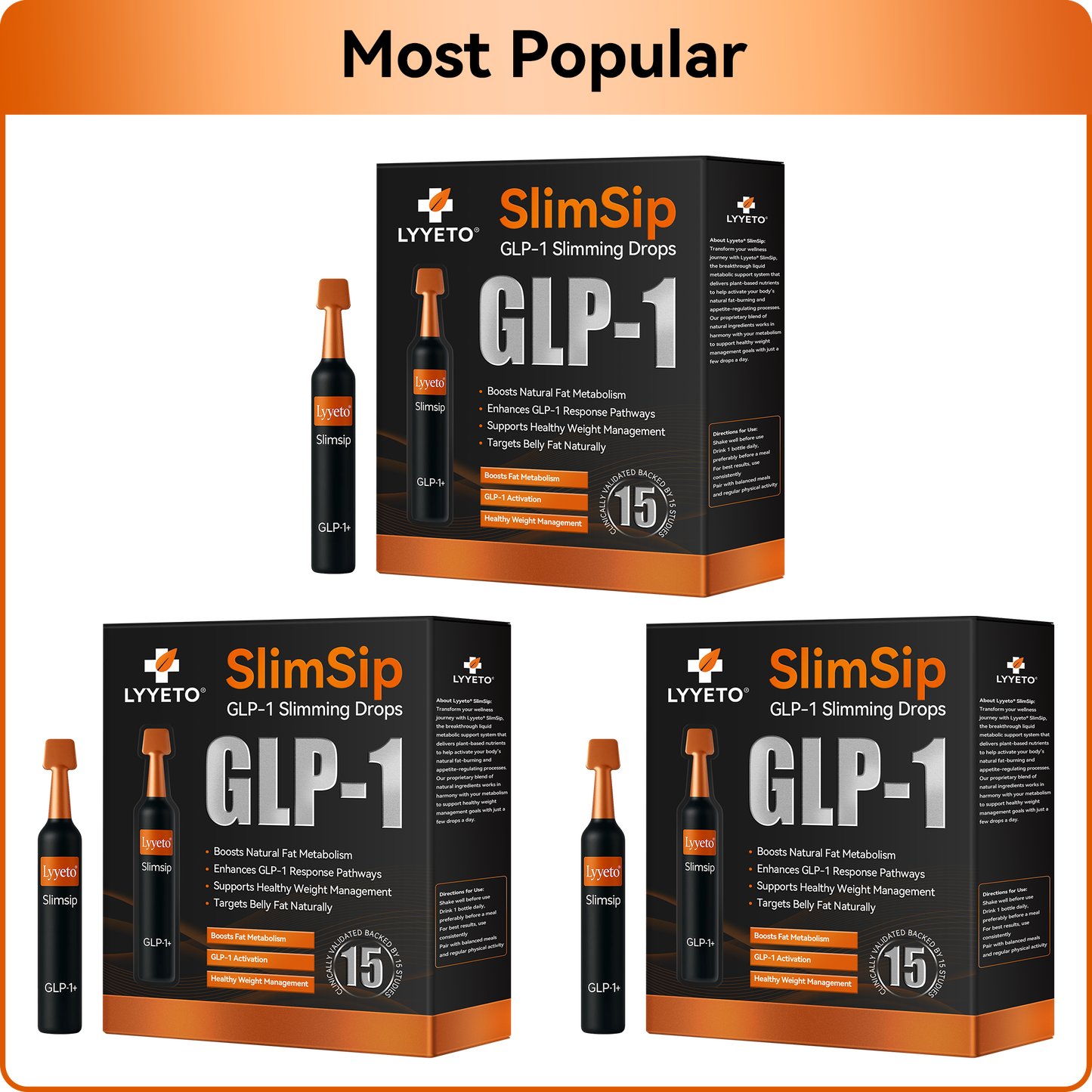 Lyyeto® SlimSip GLP-1 Slimming Drops
