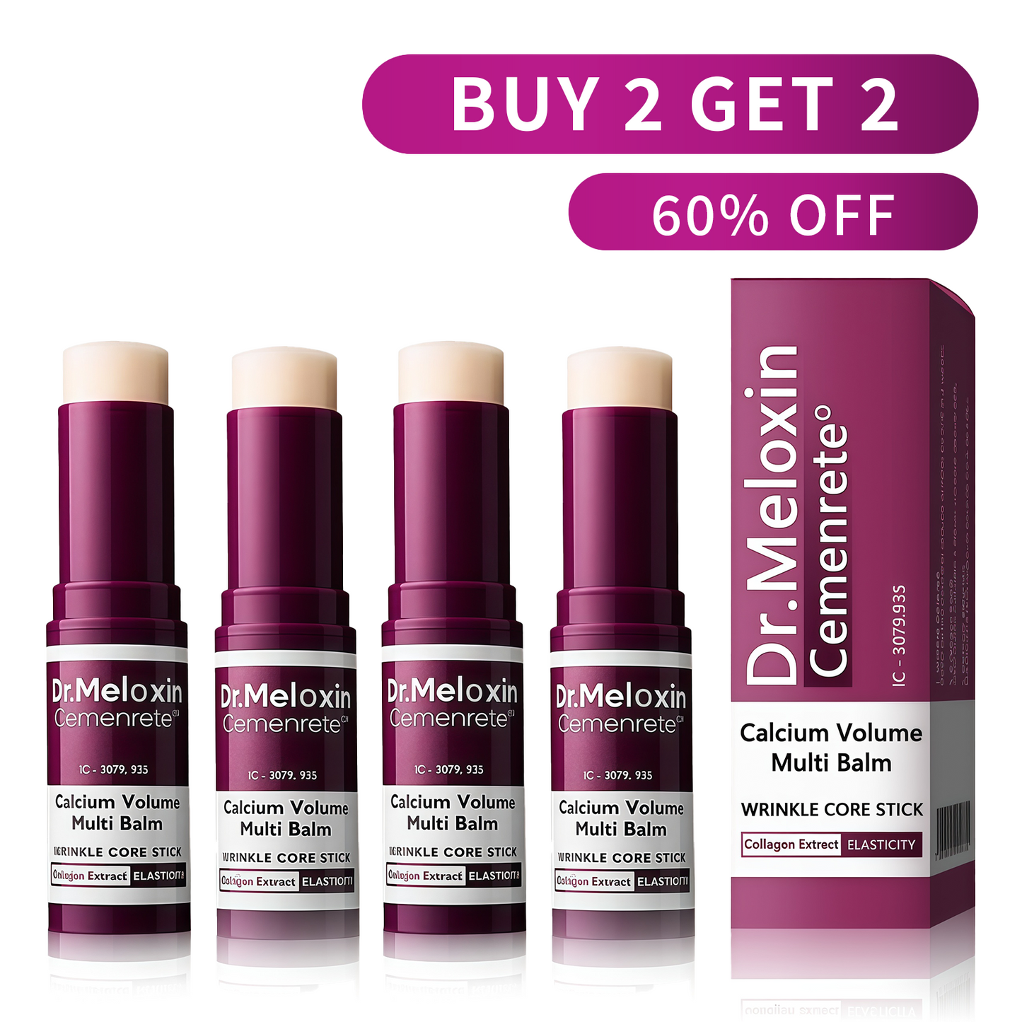 Black Friday Deals💙[Dr.Meloxin Official] Cemenrete Calcium Multi Balm | Anti-aging, Sagging, Wrinkles | Korean Cosmetics