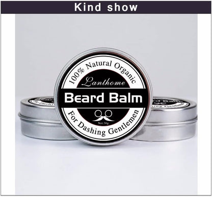 Natural Organic Beard Balm, The Best Beard Conditioner and Softer to Shape and Style of your Beard, For Dashing Gentlemen
