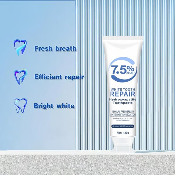 Fluoride-Free Hydroxyapatite Toothpaste