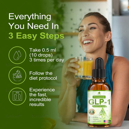 𝐁𝐮𝐢𝐥𝐝𝐋𝐞𝐚𝐟® 💎𝐓𝐢𝐫𝐳𝐞𝐩𝐚𝐭𝐢𝐝𝐞 𝐆𝐋𝐏-𝟏 𝐇𝐞𝐫𝐛𝐚𝐥 𝐎𝐫𝐚𝐥 𝐋𝐢𝐪𝐮𝐢𝐝 |  𝐎𝐛𝐞𝐬𝐢𝐭𝐲, 𝐋𝐲𝐦𝐩𝐡𝐞𝐝𝐞𝐦𝐚, 𝐃𝐢𝐚𝐛𝐞𝐭𝐞𝐬, 𝐂𝐚𝐫𝐝𝐢𝐨𝐯𝐚𝐬𝐜𝐮𝐥𝐚𝐫 𝐝𝐢𝐬𝐞𝐚𝐬𝐞, 𝐇𝐢𝐠𝐡 𝐛𝐥𝐨𝐨𝐝 𝐩𝐫𝐞𝐬𝐬𝐮𝐫𝐞, 𝐅𝐚𝐭𝐭𝐲 𝐥𝐢𝐯𝐞𝐫, 𝐚𝐧𝐝 𝐆𝐮𝐭 𝐡𝐞𝐚𝐥𝐭𝐡 𝐢𝐬𝐬𝐮𝐞𝐬
