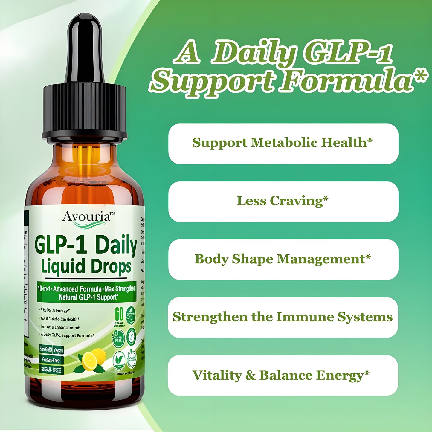 Avouria® GLP-1 Liquid Drops