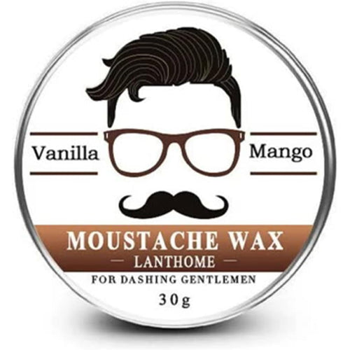 Beard and Mustache Wax 30g, Balm for Beard and Shaping Facial Hair with Coconut Oil Natural Conditioner Wax