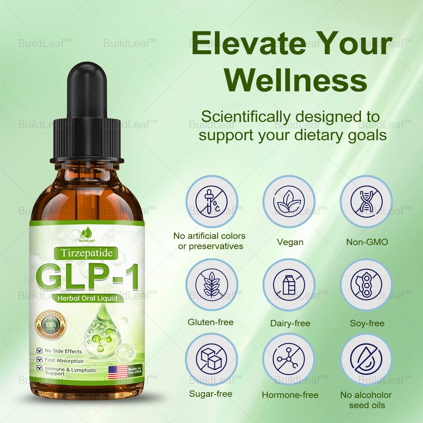 𝐁𝐮𝐢𝐥𝐝𝐋𝐞𝐚𝐟® 💎𝐓𝐢𝐫𝐳𝐞𝐩𝐚𝐭𝐢𝐝𝐞 𝐆𝐋𝐏-𝟏 𝐇𝐞𝐫𝐛𝐚𝐥 𝐎𝐫𝐚𝐥 𝐋𝐢𝐪𝐮𝐢𝐝 |  𝐎𝐛𝐞𝐬𝐢𝐭𝐲, 𝐋𝐲𝐦𝐩𝐡𝐞𝐝𝐞𝐦𝐚, 𝐃𝐢𝐚𝐛𝐞𝐭𝐞𝐬, 𝐂𝐚𝐫𝐝𝐢𝐨𝐯𝐚𝐬𝐜𝐮𝐥𝐚𝐫 𝐝𝐢𝐬𝐞𝐚𝐬𝐞, 𝐇𝐢𝐠𝐡 𝐛𝐥𝐨𝐨𝐝 𝐩𝐫𝐞𝐬𝐬𝐮𝐫𝐞, 𝐅𝐚𝐭𝐭𝐲 𝐥𝐢𝐯𝐞𝐫, 𝐚𝐧𝐝 𝐆𝐮𝐭 𝐡𝐞𝐚𝐥𝐭𝐡 𝐢𝐬𝐬𝐮𝐞𝐬