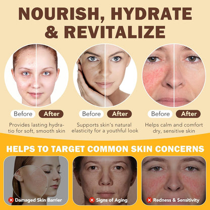 Organic Grass-Fed Beef Tallow Balm with Raw Honey