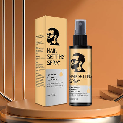 Create Fuller and Control Your Hairstyle Prevent Hair Frizz with Hair Spray for Men Lightweight Styling Spray 100ML