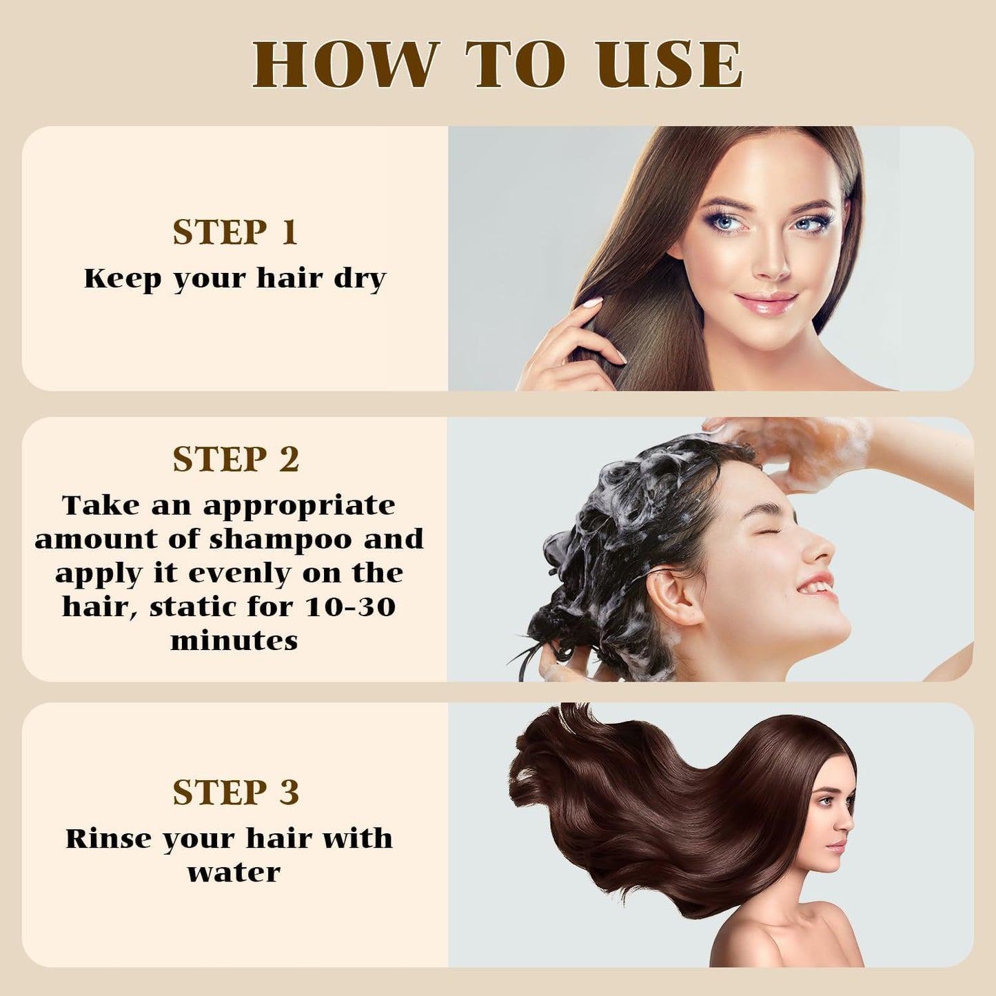 Natural Black Hair Color Shampoo