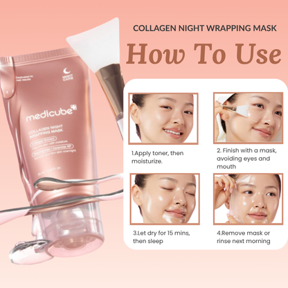 Medicube Collagen Night Wrapping Sleep Mask(Buy 1 Get 1 Free)