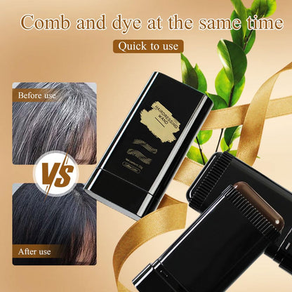 Hot Sale 👍🏻Portable Hair Dye Comb for Gray Hair Coverage - Waterproof and Sweatproof