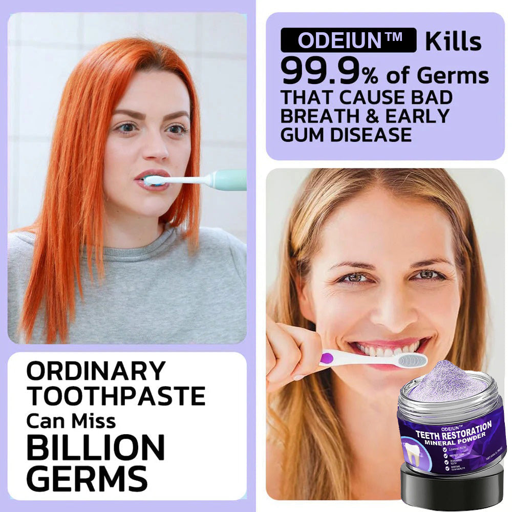 🎁Flash Sale - Don’t Miss Out -Teeth Restoration Mineral Powder🦷(ADA recommended)👩‍⚕️(Treats periodontitis and mouth ulcers, prevents tooth loss, and repairs gum recession)