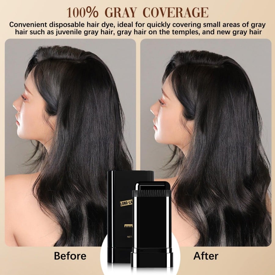 Hot Sale 👍🏻Portable Hair Dye Comb for Gray Hair Coverage - Waterproof and Sweatproof