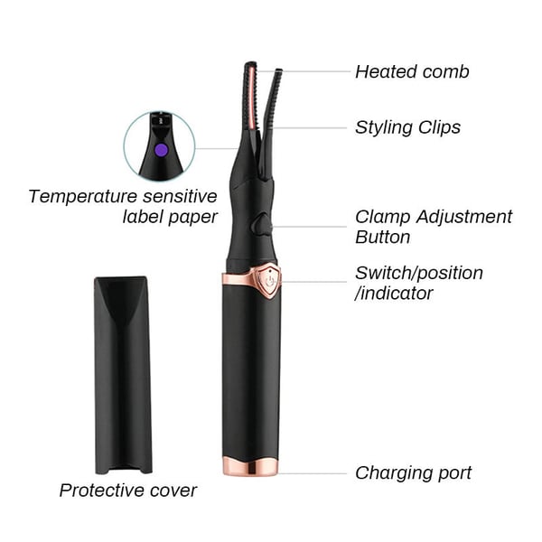 Electric Eyelash Curler for Instant Glam