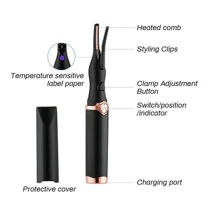 Electric Eyelash Curler for Instant Glam