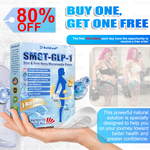 🏥FDA Official Store | 𝐵uil𝗱𝐿ea𝐟® 𝑮𝐋𝑃-1 Slim & Firm 𝑁ano 𝑀icroneedle 𝑃atch with Collagen, Turmeric & Matrixyl 3000丨Obesity, Cardiovascular Disease, Diabetes, Sleep Apnea, Joint Problems and More