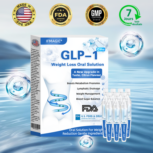 IFMAGIC® GLP-1 Pro Weight Loss Oral Solution✅Recommended doctors for obesity in the USA👩‍⚕️Suitable for obesity, cardiovascular diseases, diabetes, sleep apnea, high cholesterol and blood lipids, joint problems, and various other conditions👍