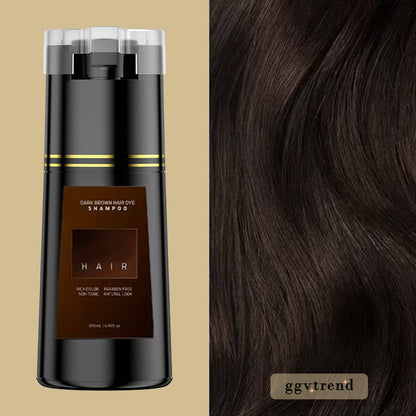 Natural Black Hair Color Shampoo