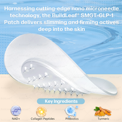 🏥FDA Official Store | 𝐵uil𝗱𝐿ea𝐟® 𝑮𝐋𝑃-1 Slim & Firm 𝑁ano 𝑀icroneedle 𝑃atch with Collagen, Turmeric & Matrixyl 3000丨Obesity, Cardiovascular Disease, Diabetes, Sleep Apnea, Joint Problems and More