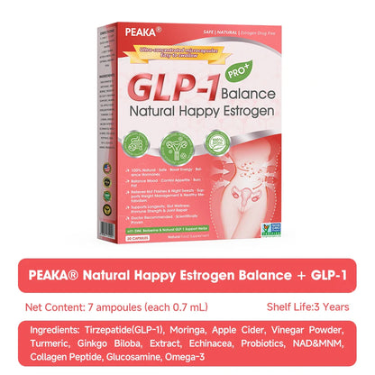 | 𝐎𝐟𝐟𝐢𝐜𝐢𝐚𝐥 USA 𝐒𝐭𝐨𝐫𝐞 | 🇺🇸 PEAKA® GLP-1 Natural Happy Estrogen Balance · Mini Concentrated Capsules · Easy-to-Swallow (Once a day, 7-day results 💪For menopause relief, obesity, heart, diabetes, gut & joints)