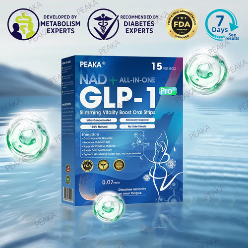 【Final Day – 80% OFF】 PEAKA® GLP‑1 Seven-in-One Slimming Vitality Boost Oral Strips 👩‍⚕️ FDA-Registered | 1 Strip Daily | Visible Results in 7 Days ✅ Supports Weight Loss, Heart Health, Blood Sugar, Sleep & Joint Mobility