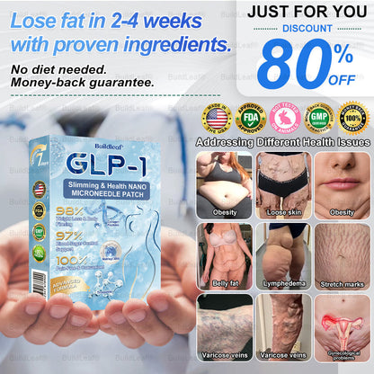💜🎁FDA Official Store💜🎁| 𝐵𝑢𝑖𝑙𝑑𝑙𝑒𝑎𝑓® GLP-1 Nano-Microneedle Patch with Collagen & 𝑀𝑎𝑡𝑟𝑖𝑥𝑦𝑙 3000 丨𝑇𝑎𝑟𝑔𝑒𝑡𝑠 𝑂𝑏𝑒𝑠𝑖𝑡𝑦, 𝐿𝑜𝑜𝑠𝑒 𝑆𝑘𝑖𝑛, 𝐻𝑖𝑔ℎ 𝐵𝑙𝑜𝑜𝑑 𝑃𝑟𝑒𝑠𝑠𝑢𝑟𝑒, 𝐷𝑖𝑎𝑏𝑒𝑡𝑒𝑠, 𝐹𝑎𝑡𝑡𝑦 𝐿𝑖𝑣𝑒𝑟, 𝐽𝑜𝑖𝑛𝑡 𝑃𝑎𝑖𝑛, 𝐵𝑟𝑎𝑖𝑛 𝐹𝑜𝑔, 𝐿𝑜𝑤 𝐸𝑛𝑒𝑟𝑔𝑦, 𝐵𝑜𝑑𝑦 𝐴𝑐ℎ𝑒𝑠, 𝑎𝑛𝑑 𝑀𝑜𝑟𝑒