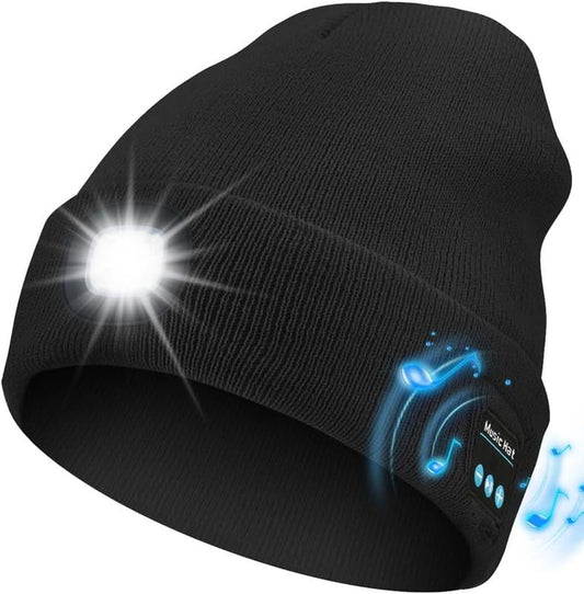🎁Flash Sale - Don’t Miss Out -🎄LED Bluetooth Beanie