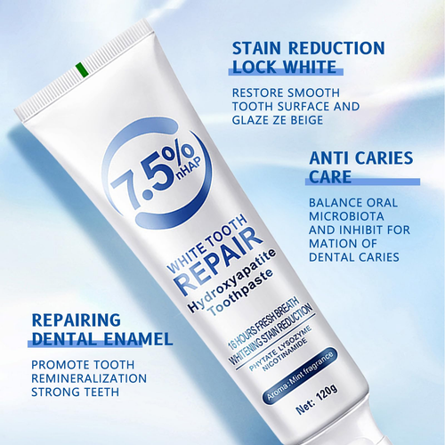 Fluoride-Free Hydroxyapatite Toothpaste